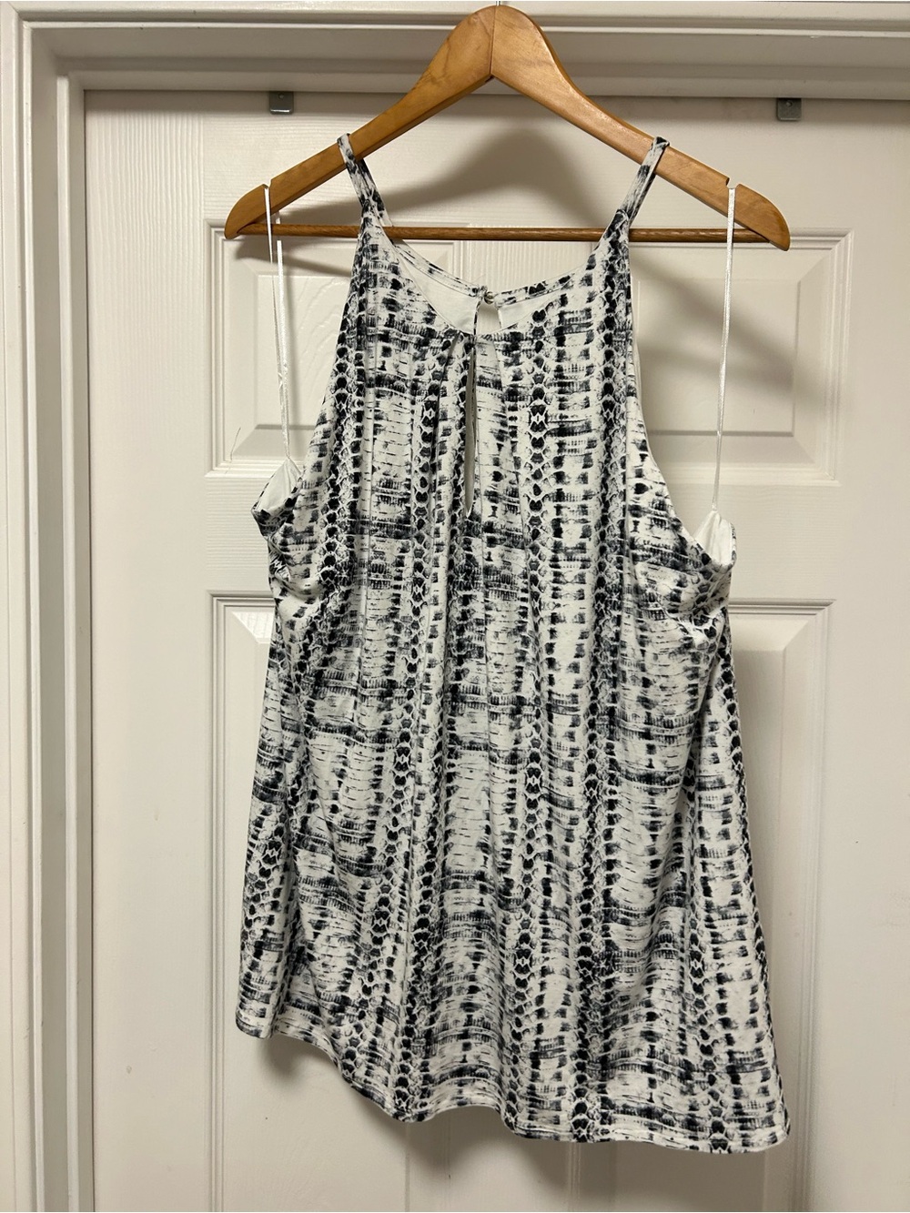 Tart Black & White Tie-Dye Print Camisole